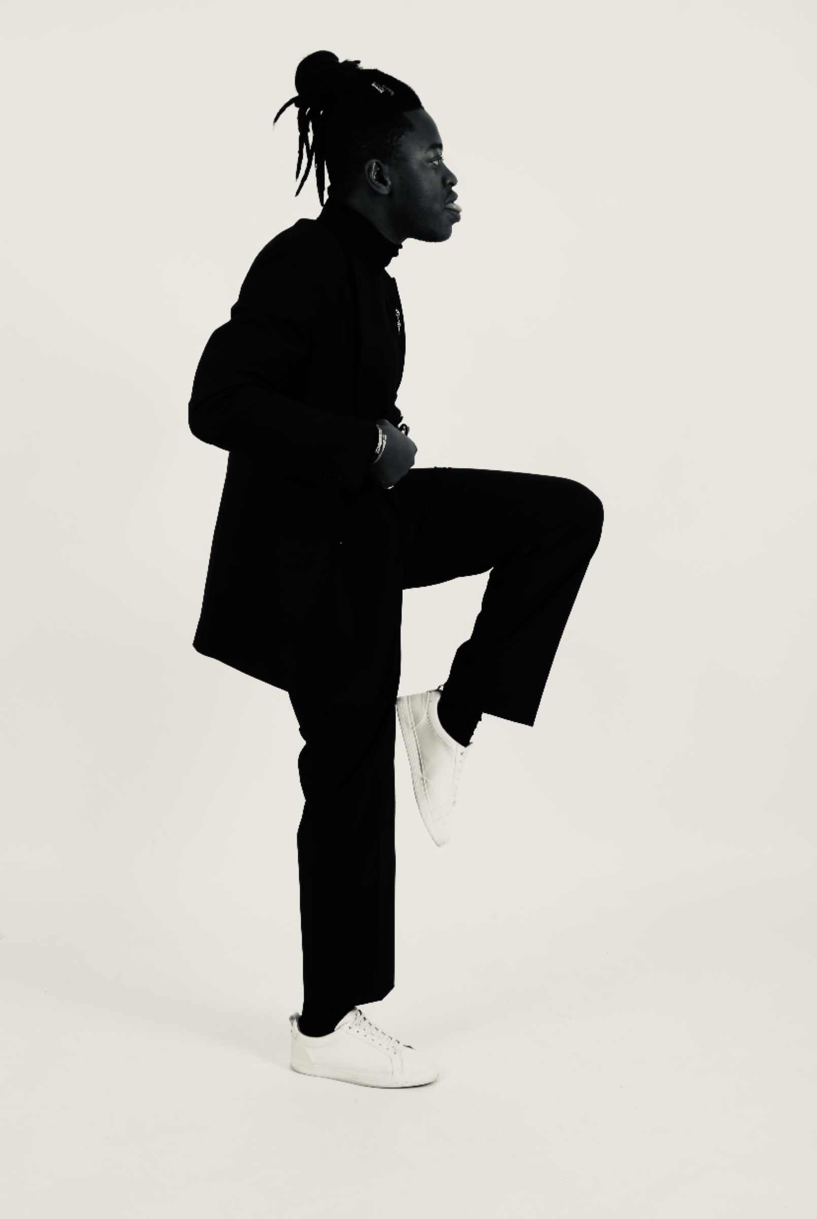 Silhouette portrait of Eric Maseko