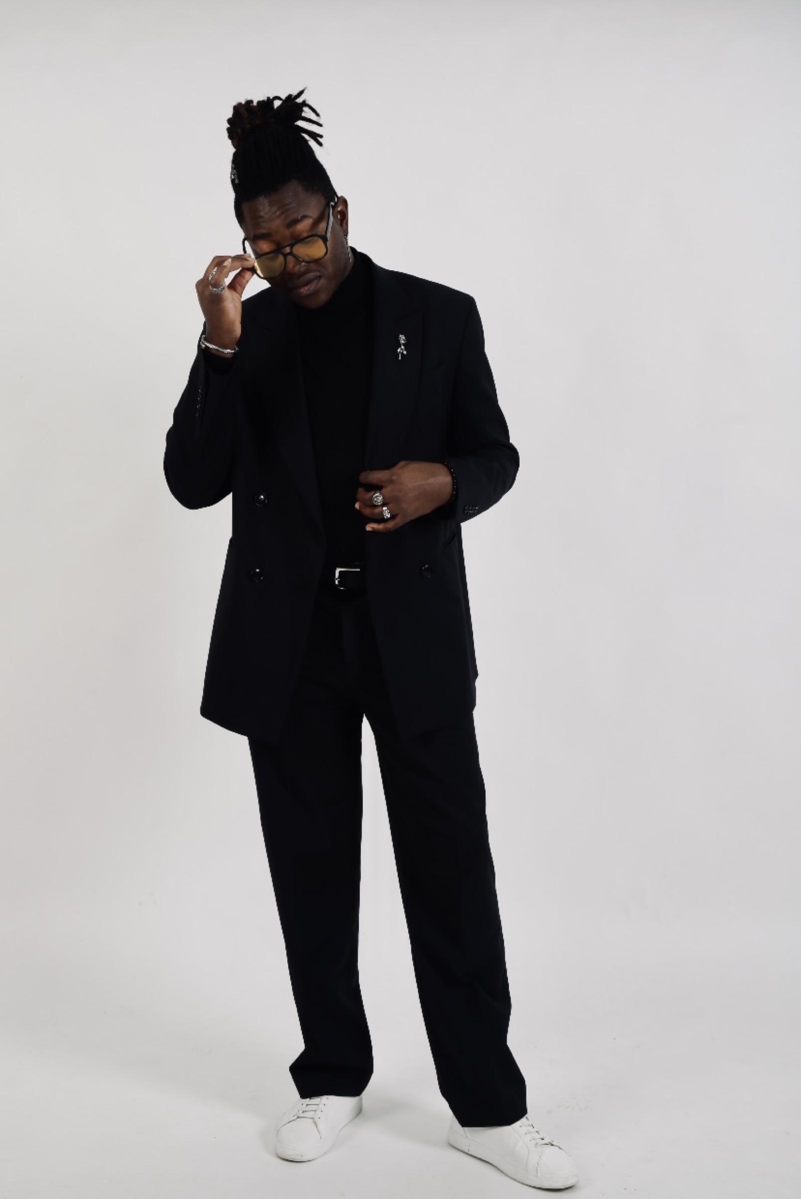 Full-length portrait of Eric Maseko