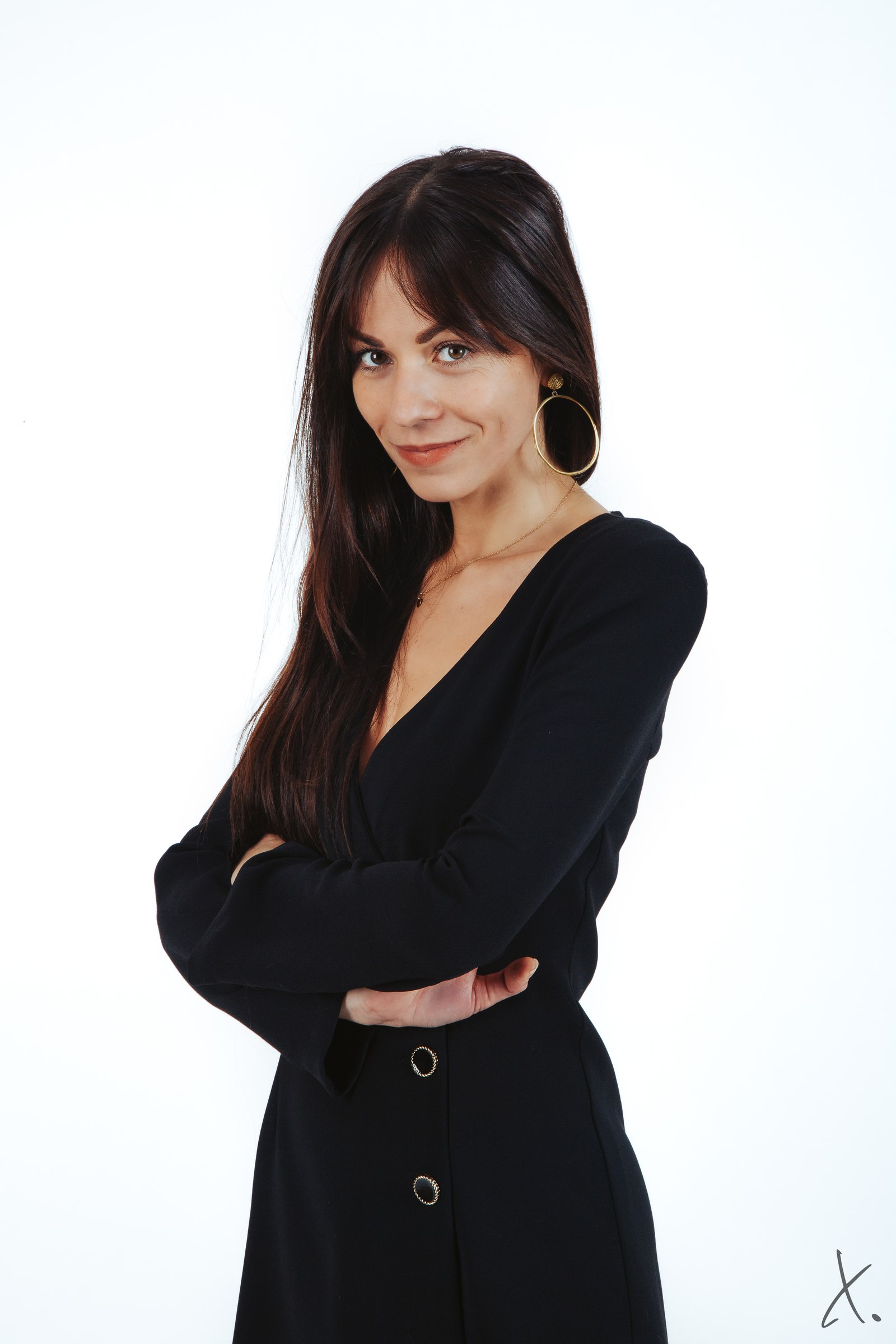Portrait of Marie in black
